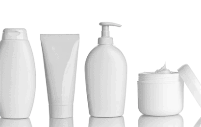 Image - plain emollient cream bottles