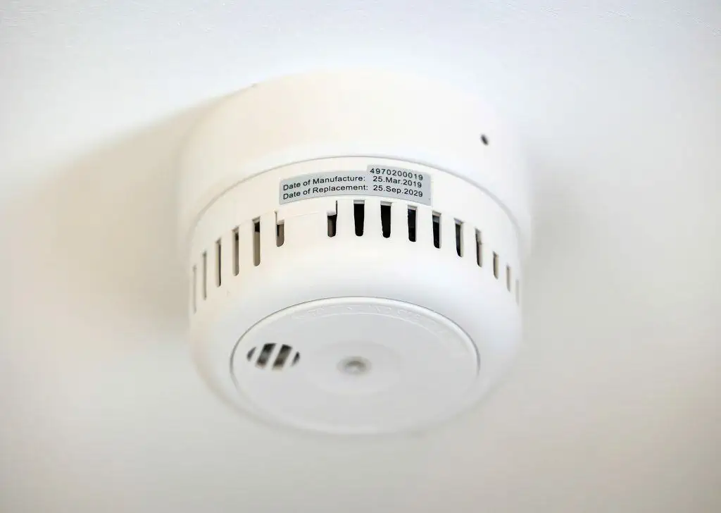 A smoke alarm