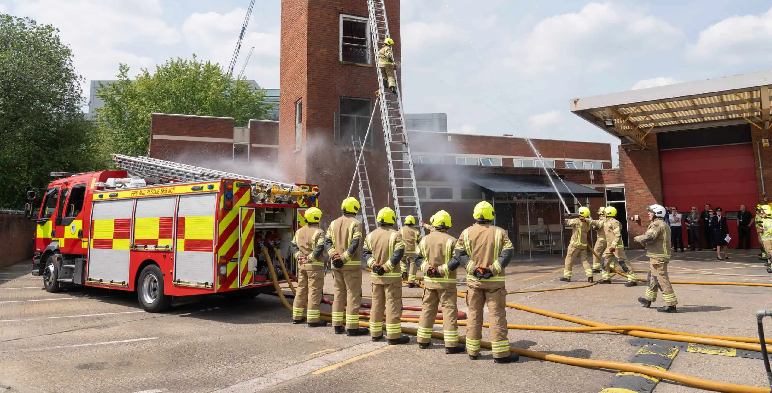 Firefighters training at Maidenhead